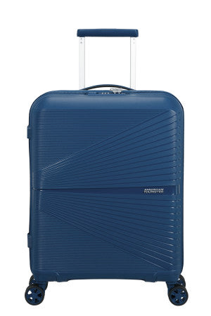 Handle view of  American Tourister Airconic 55x40x20cm cabin suitcase,  available at Carews of Limerick.