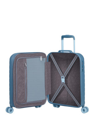American Tourister Neovibe Expandable Cabin Suitcase Steel Blue