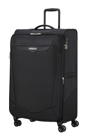 American Tourister Summerride 80cm Large Expandable Suitcase Black