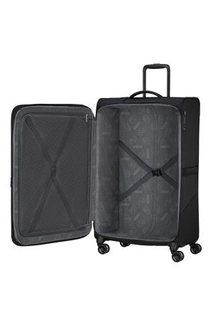American Tourister Summerride 80cm Large Expandable Suitcase Black