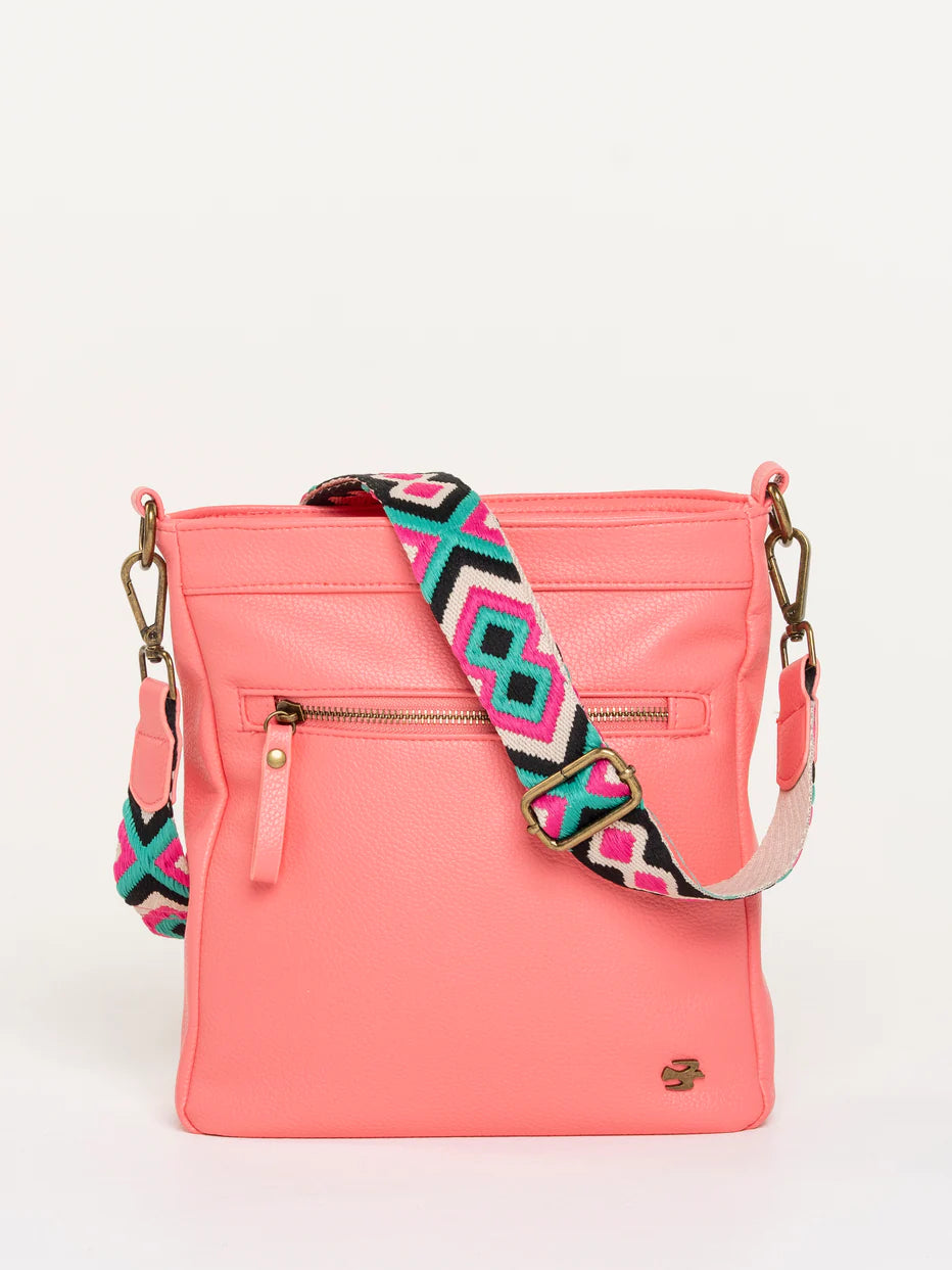 Brakeburn Sierra Coral Cross Body Handbag