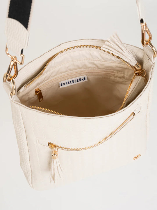 Brakeburn Sierra Cream Cross Body Handbag