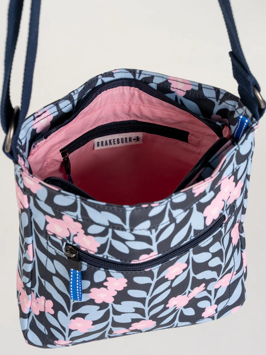 Women's Brakeburn Midnight Vine cross-body bag with adjustable strap – available at Carews Limerick