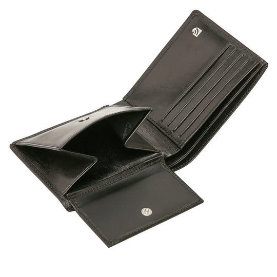 Castelijn &amp; Beerens 8 Card &amp; Note RFID Portefeuille en cuir Noir ou Marron