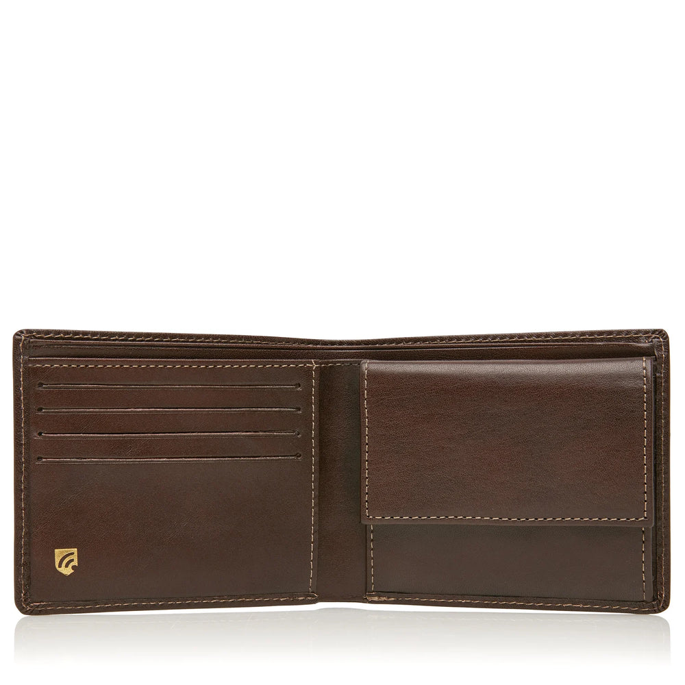 Castelijn &amp; Beerens 8 Card &amp; Note RFID Portefeuille en cuir Noir ou Marron