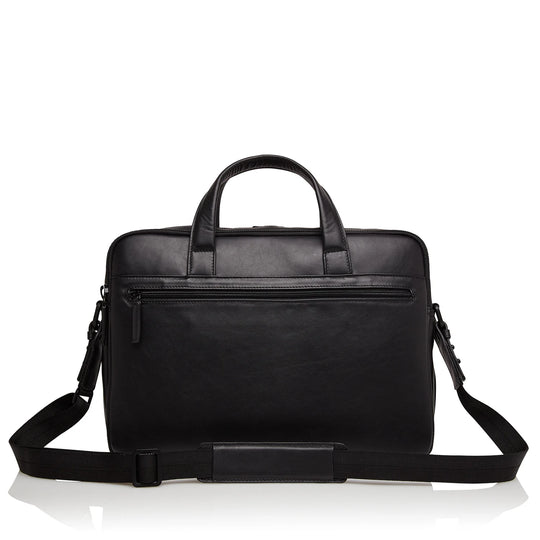 Castelijn & Beerens Charlie Leather Laptop Briefcase 15.6" RFID Black