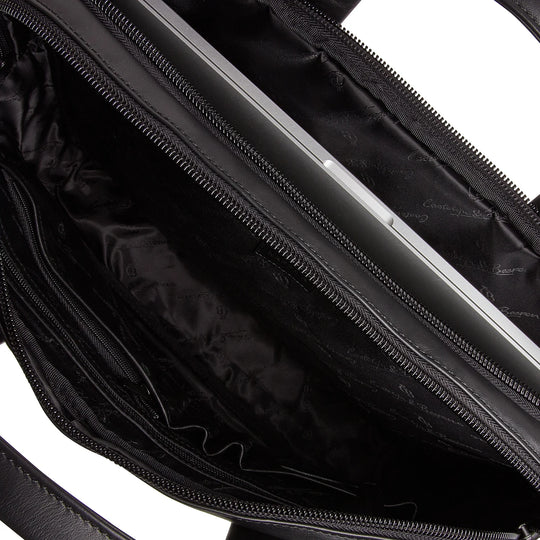 Castelijn & Beerens Charlie Leather Laptop Briefcase 15.6" RFID Black