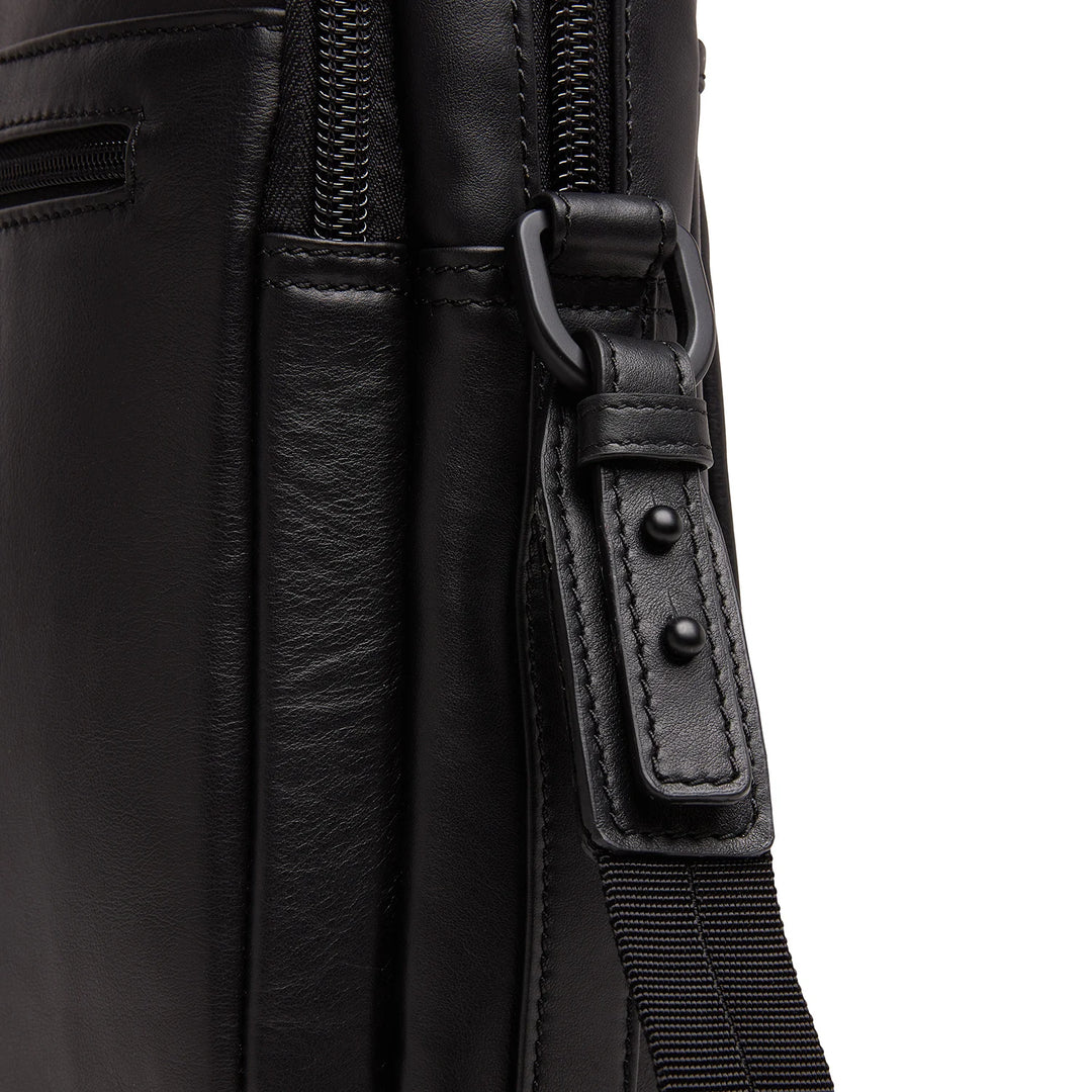 Castelijn & Beerens Charlie Leather Laptop Briefcase 15.6" RFID Black