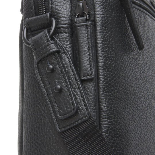 Castelijn & Beerens Leather Alpha Laptop Briefcase 15.6" RFID Black