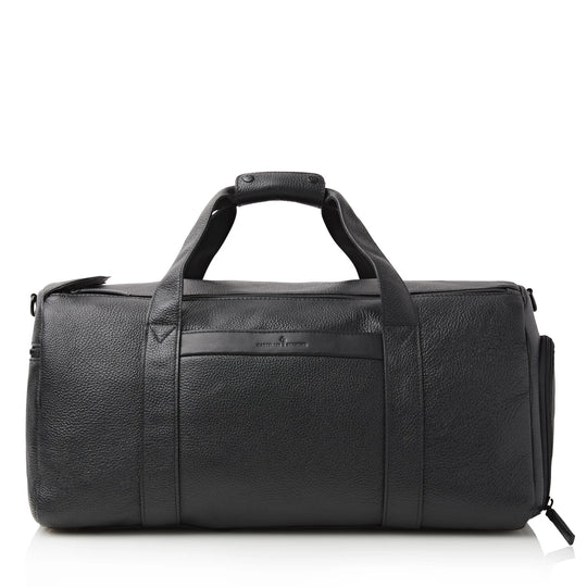 Castelijn & Beerens November Weekender Leather Holdall Black