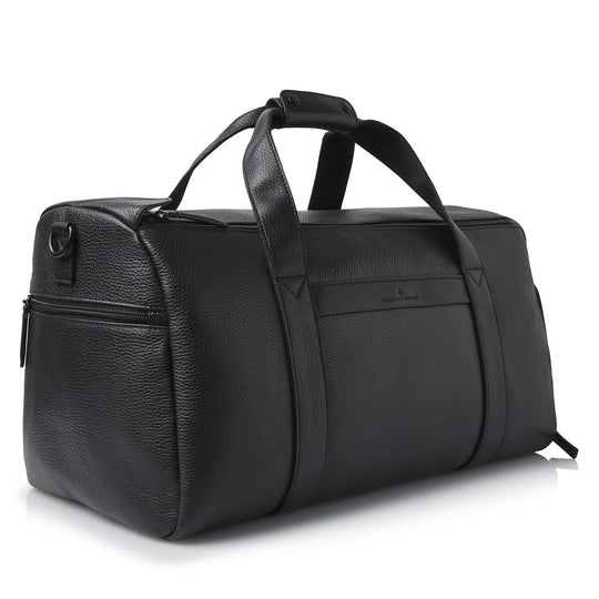 Castelijn & Beerens November Weekender Leather Holdall Black