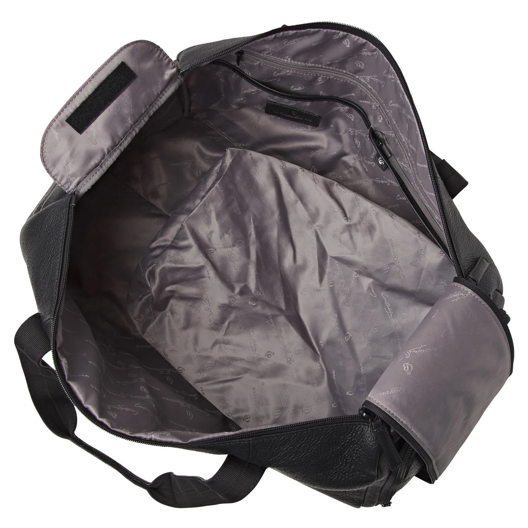 Castelijn & Beerens November Weekender Leather Holdall Black
