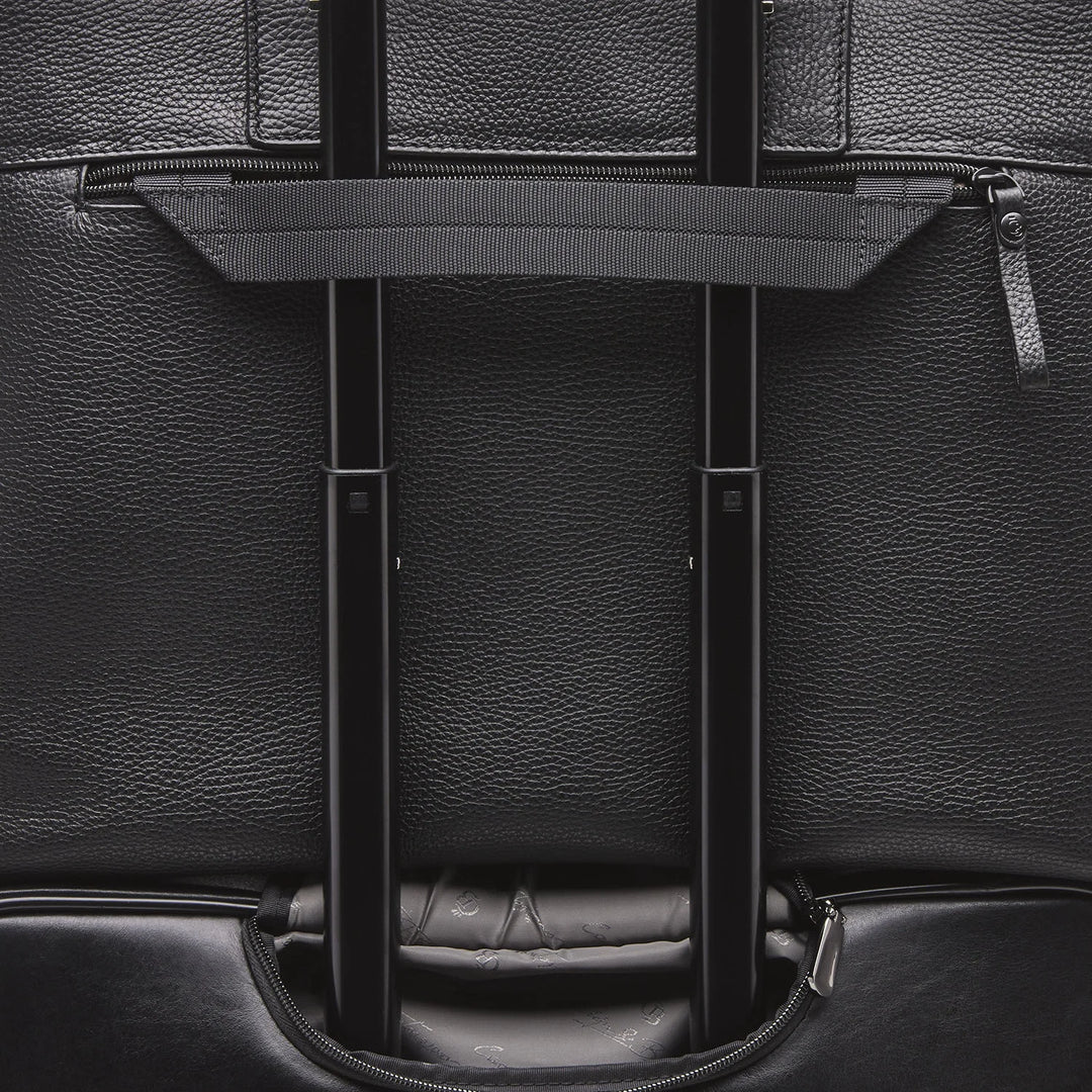 Castelijn &amp; Beerens Sac bandoulière en cuir pour ordinateur portable 15,6" RFID Noir