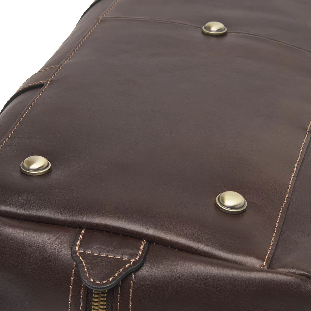 Castelijn & Beerens Weekender Leather Holdall Mocca