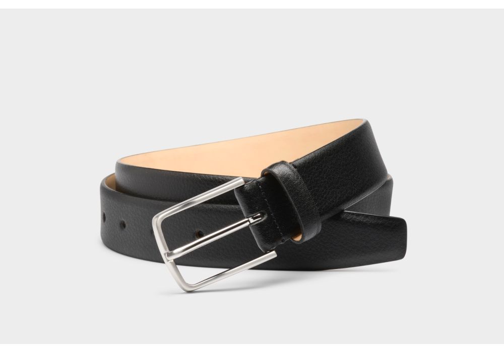 Formal Black belt with a silver buckle at carews Limerick