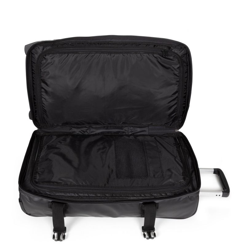 Eastpak Transit'r l Tarp Black Large Wheeled Holdall - Water Resistant Fabric
