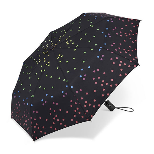 Happy_Rain_Umbrella_Automatic_Dots open