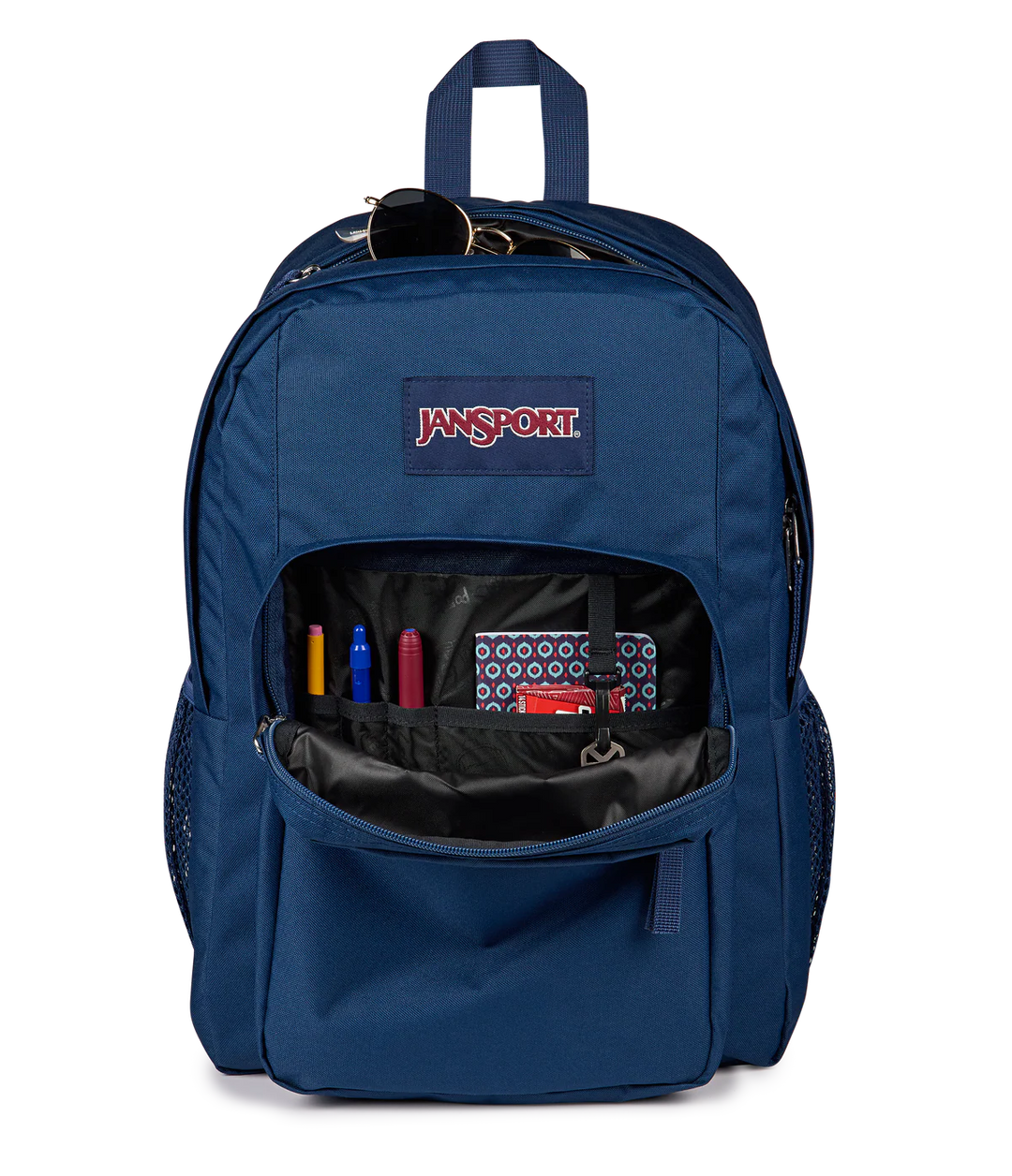 Jansport Big Day Pack Navy 34L Laptop Large Capacity School Bag