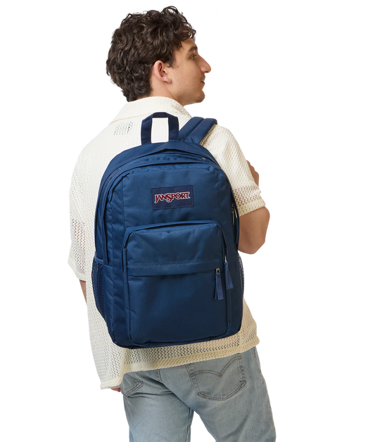 Jansport Big Day Pack Navy 34L Laptop Large Capacity School Bag