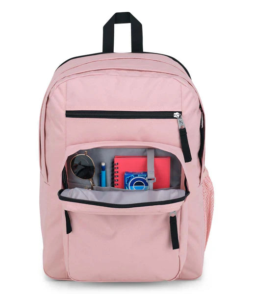 Jansport Big Student Misty Rose School Bag front pocket Carews Limerick