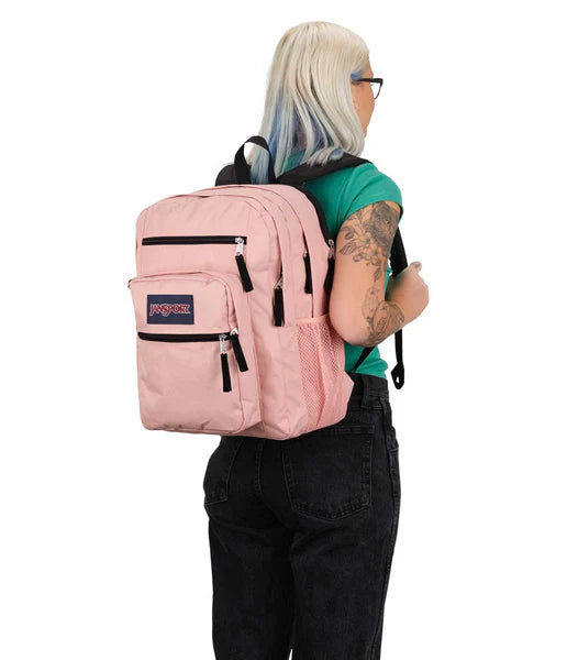 Jansport Big Student Misty Rose School Bag  on back Carews Limerick