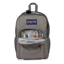 Jansport Big Day Pack Grey 34L Laptop Large Capacity School Bag