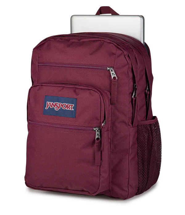 Jansport Big Student Cherry Lacquer 34L Laptop School Bag Large Capaci –