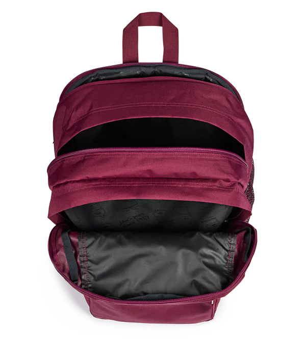 Jansport Big Student Cherry Lacquer 34L Laptop School Bag Large Capaci –