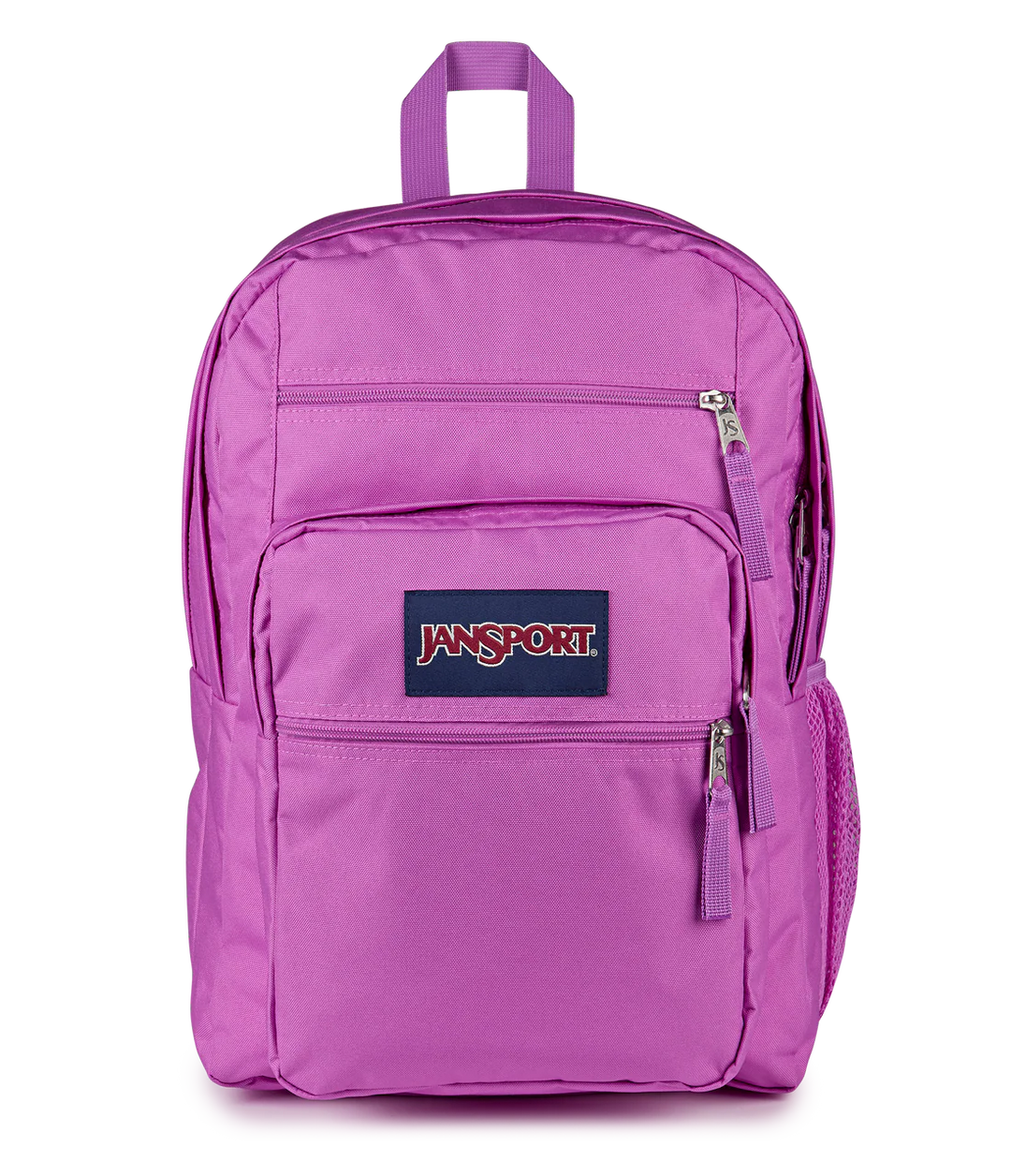 Front View JanSport Big Student 34L large school bag in digital print, a durable secondary school backpack available at Carews of Limerick