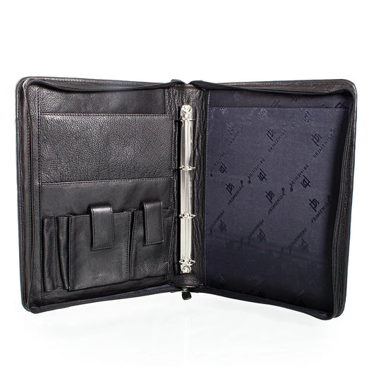 Primehide Leather Zip Around Folder