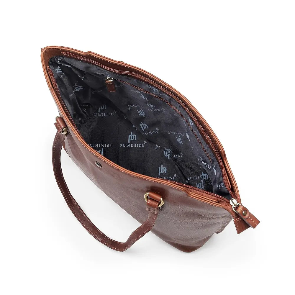 Primehide Tuscan Leather Shopper Handbag