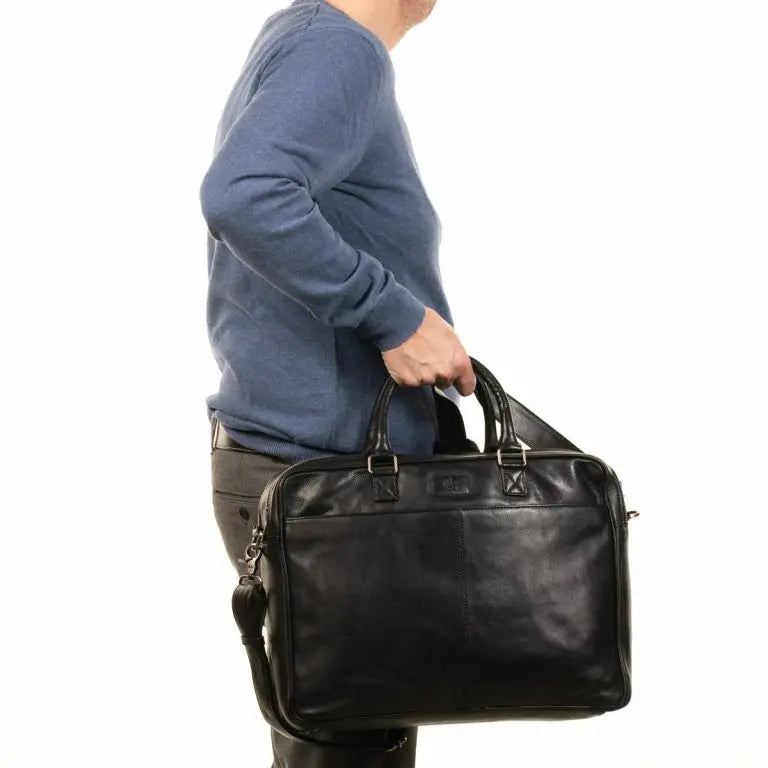 Sac pour ordinateur portable en cuir de la collection A. Eriksson Eckerö