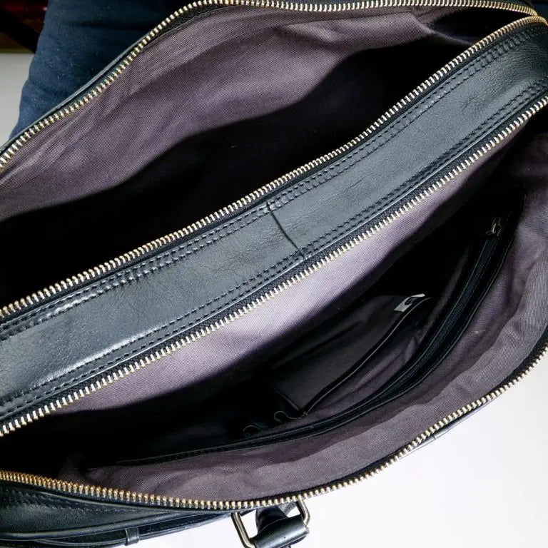 Sac pour ordinateur portable en cuir de la collection A. Eriksson Eckerö