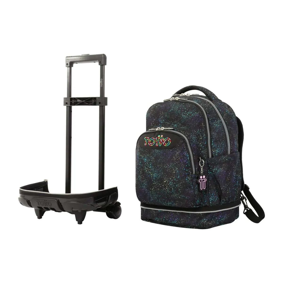 Totto Detachable Wheeled School Backpack 5C6