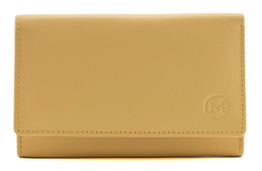 Mala Origin Leather Tri-Fold RFID Ladies Purse