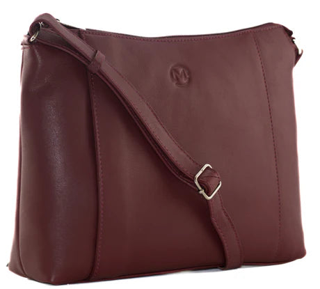 Mala Leather Anishka Slouch Crossbody Handbag