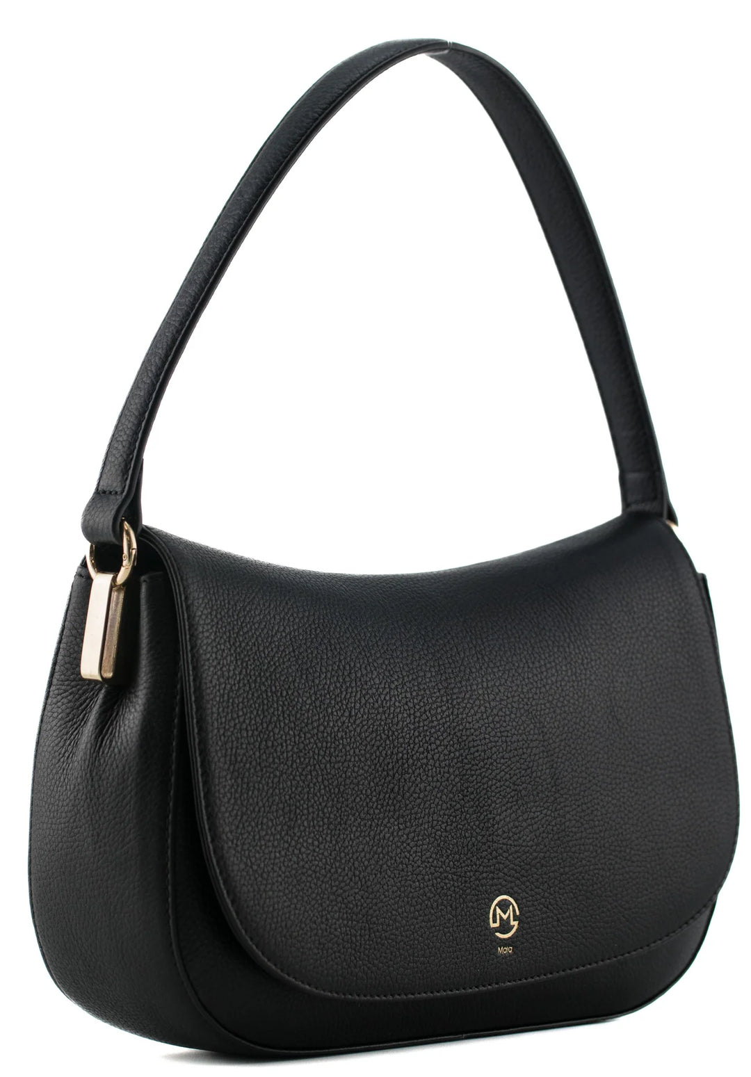 Mala Monroe Leather Shoulder Bag in Black