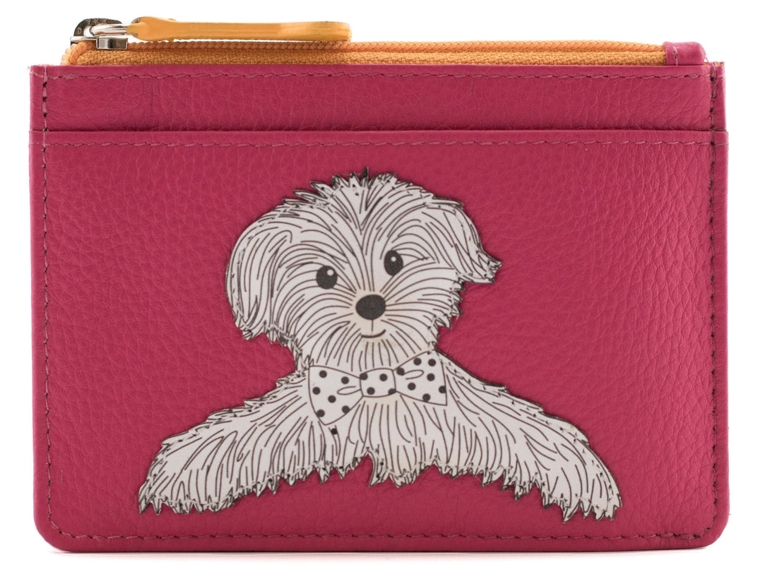 Mala RFID Coin & Card Purse - Coco Pup Pink