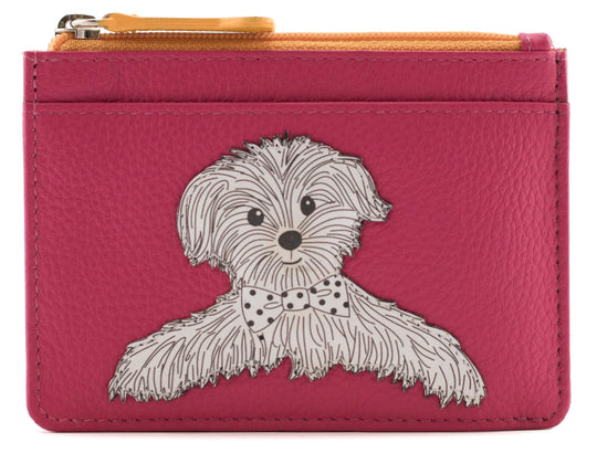 Mala RFID Coin & Card Purse - Coco Pup Pink