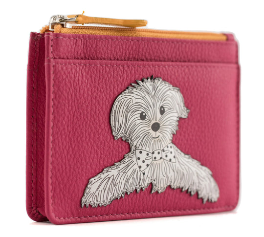 Mala RFID Coin & Card Purse - Coco Pup Pink