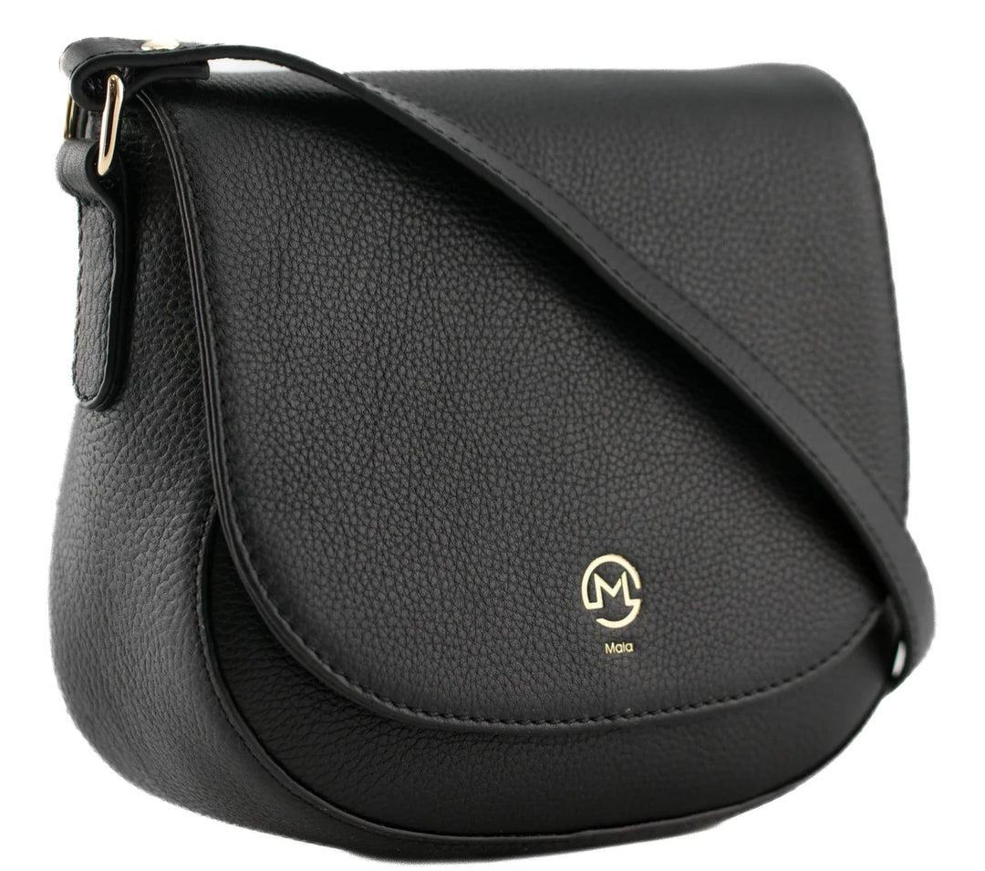 Mala Monroe Leather Saddle Shoulder Bag