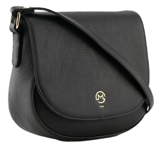 Mala Monroe Leather Saddle Shoulder Bag