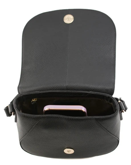Mala Monroe Leather Saddle Shoulder Bag