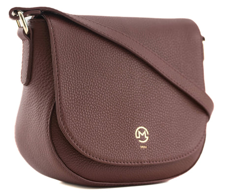 Mala Monroe Leather Saddle Shoulder Bag