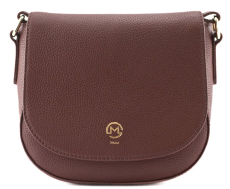 Mala Monroe Leather Saddle Shoulder Bag