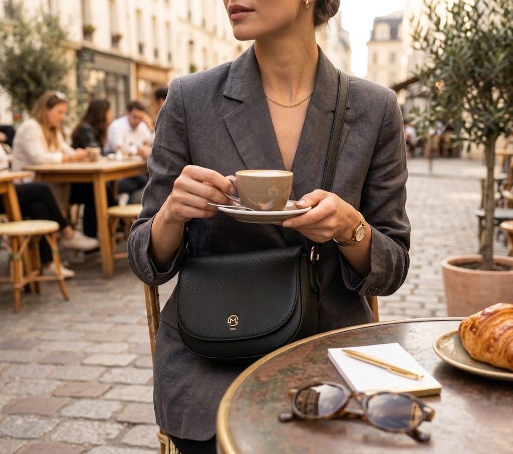 Mala Monroe Leather Saddle Shoulder Bag