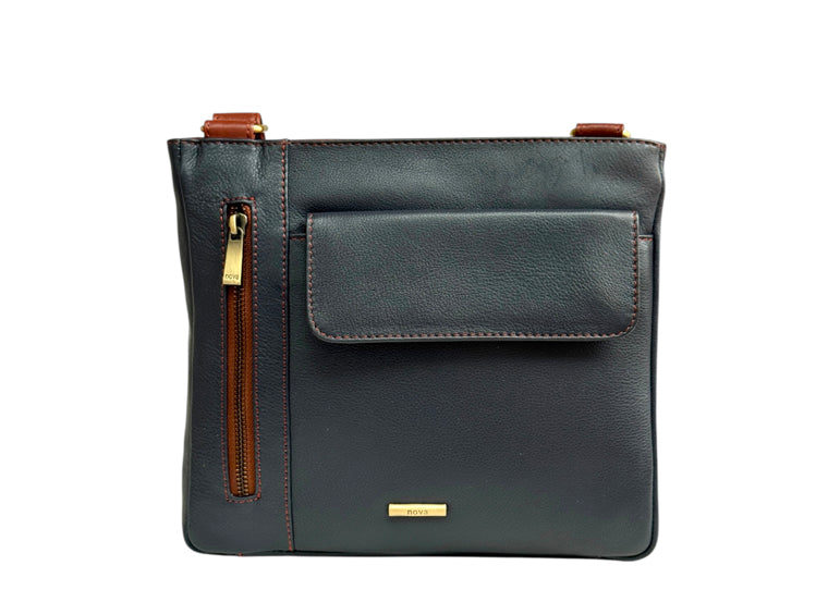 Nova-Leather-Crossbody-Handbag-899S-NAVYtan-carews-limerick