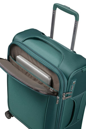 Samsonite D'Lite Expandable Cabin Suitcase with Laptop Sleeve - Northern Blue