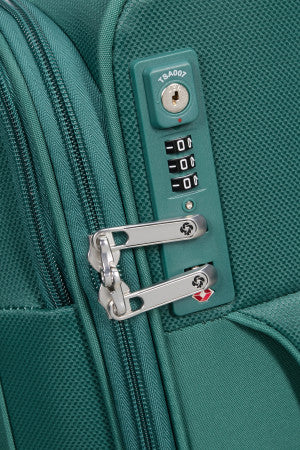 Samsonite D'Lite Expandable Cabin Suitcase with Laptop Sleeve - Northern Blue