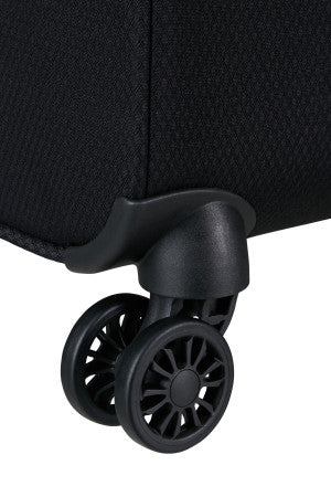 American Tourister Aerospin Lightweight Expanding Cabin Suitcase Black